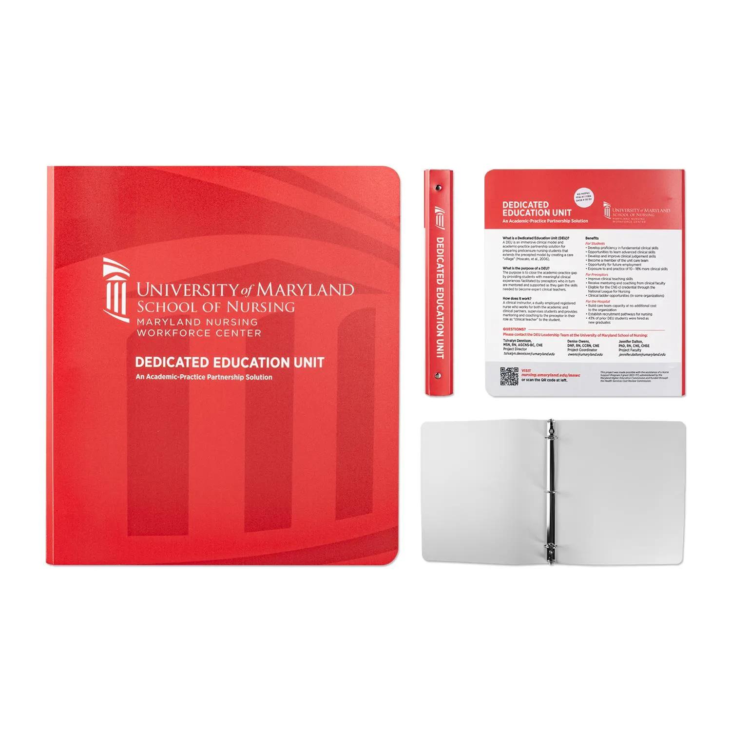 Ring Binder 3-Ring Decorative Soft Cover - 1 inch Rings