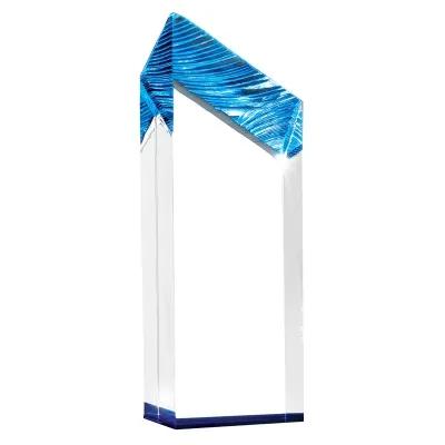Lucite Chisel Tower Award Large - 3½ x 10 in - product view 2