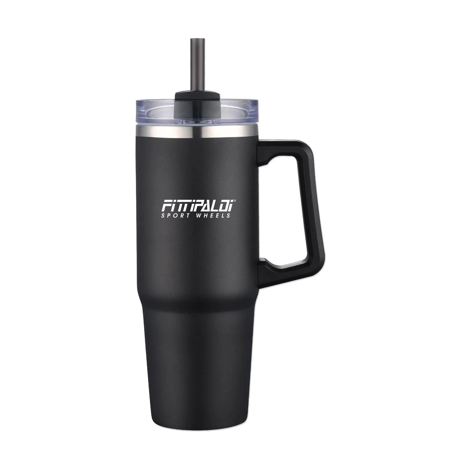 Vacuum Insulated Travel Mug Double Wall Steel - 30 oz - product view 5