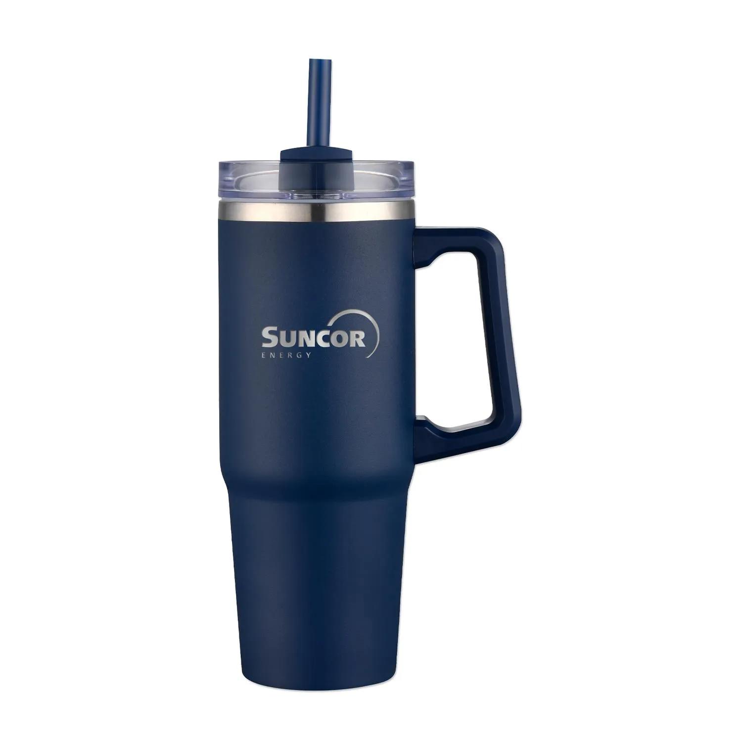 Vacuum Insulated Travel Mug Double Wall Steel - 30 oz - product view 7