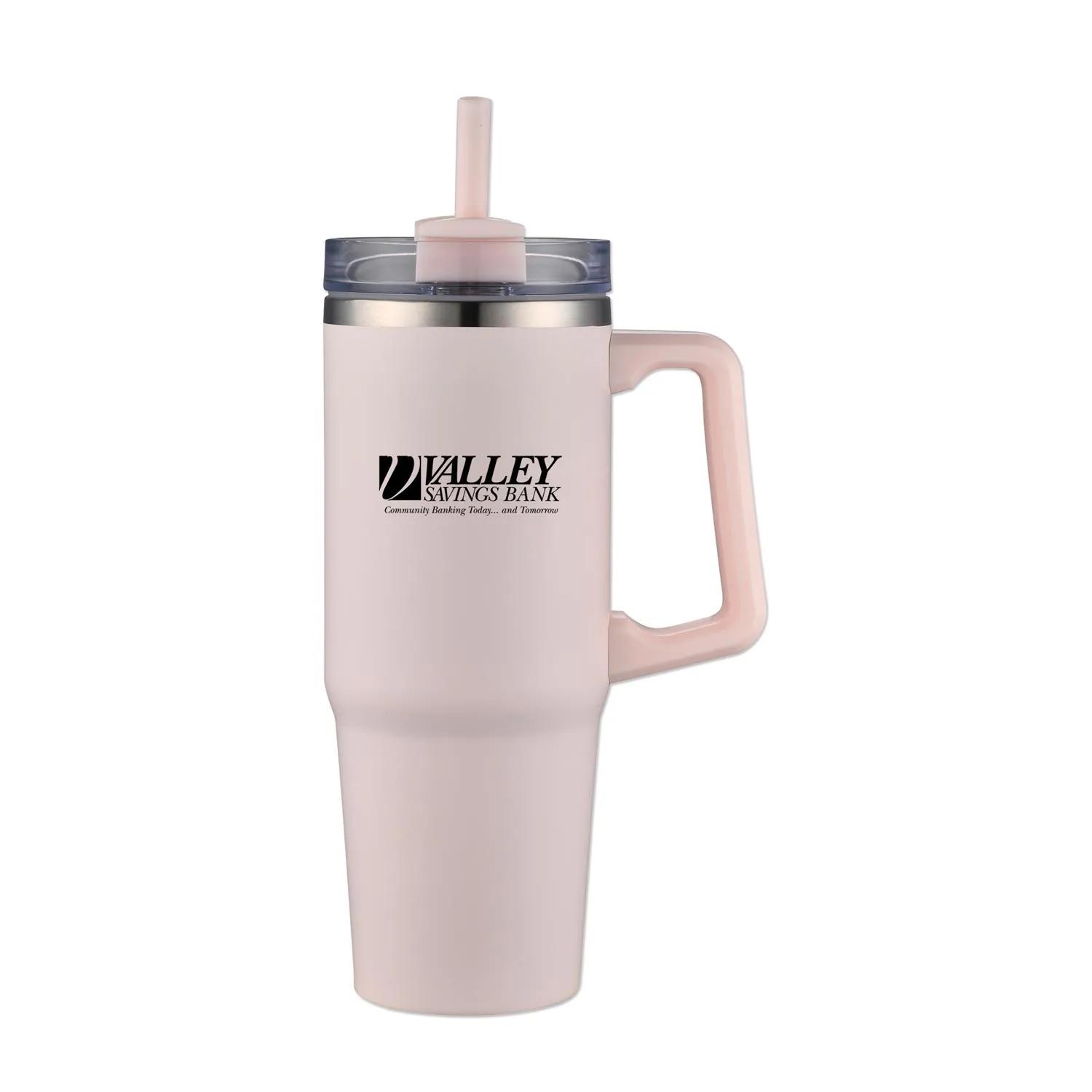 Vacuum Insulated Travel Mug Double Wall Steel - 30 oz - product view 8