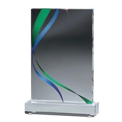 Clear Lucite Tablet Award Medium - 4½ x 7 in - product view 2