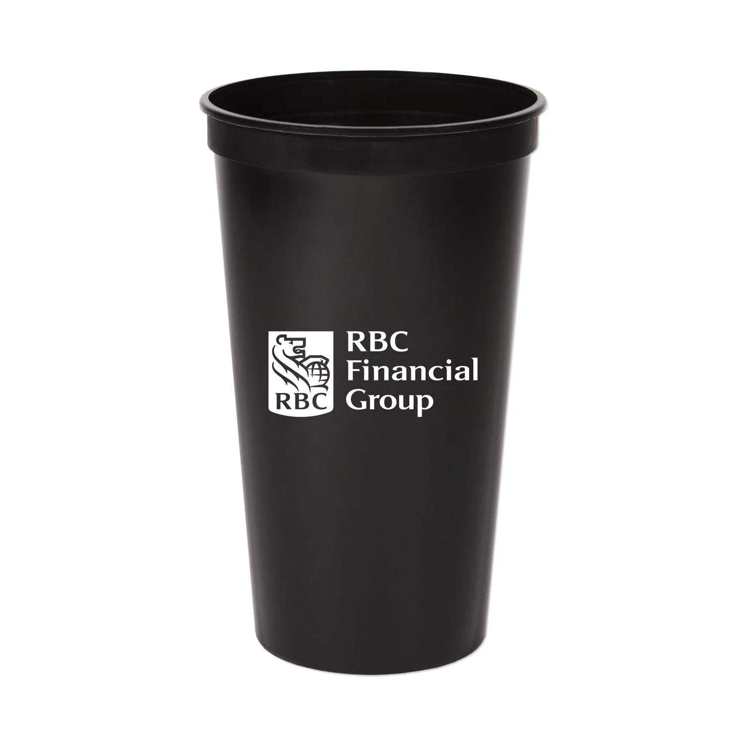 Stadium Cup Smooth Colored Polypropylene - 32 oz - product view 5