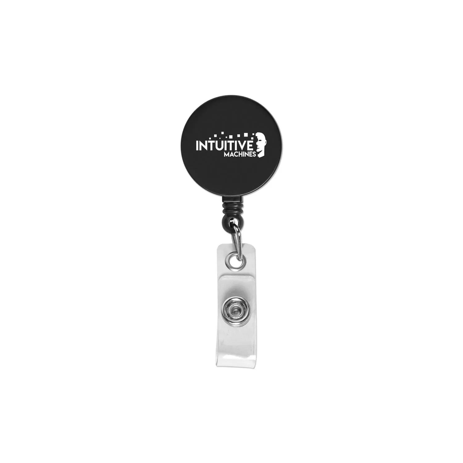 Badge Reel Round Retractable Cord Swivel Clip - 32mm - product view 4