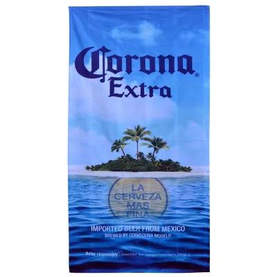 Beach Towel Cotton Poly Edge-to-Edge Print - 30 x 60 in