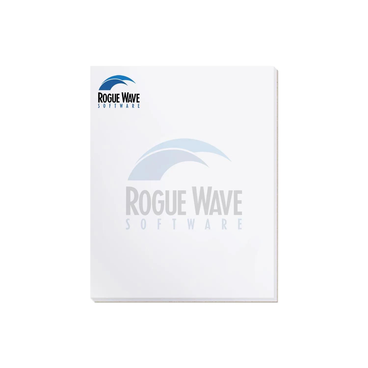 Scratch Pad White Offset Paper Custom Imprint - 4.1 x 5.4 in