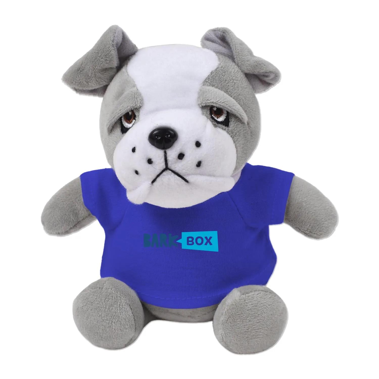 Brooklyn Bulldog Plush Recycled Polyester - 6 in - product view 3