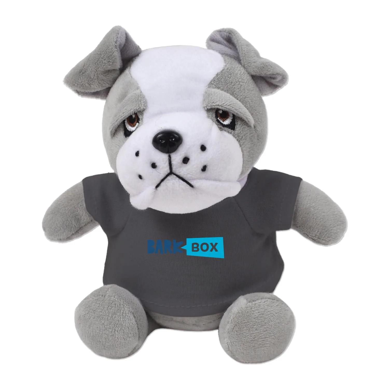 Brooklyn Bulldog Plush Recycled Polyester - 6 in - product view 4