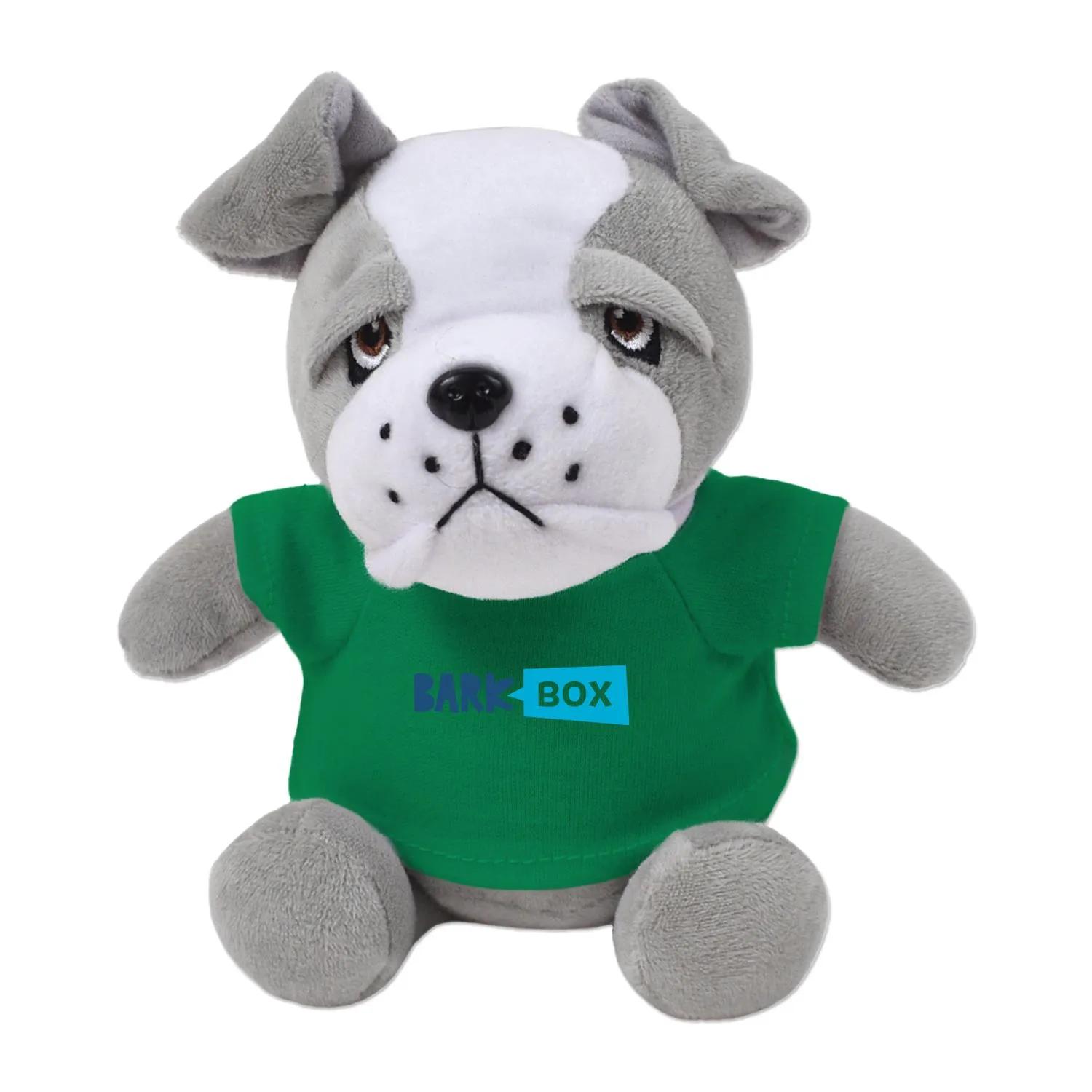 Brooklyn Bulldog Plush Recycled Polyester - 6 in - product view 5
