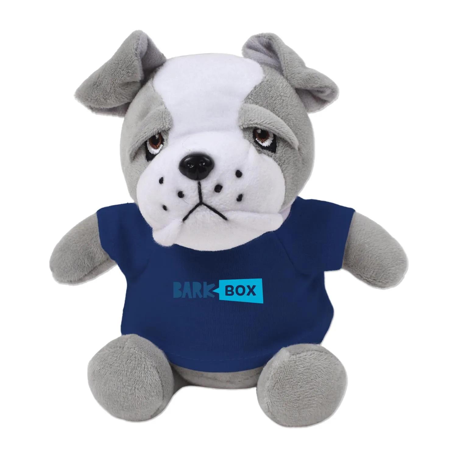 Brooklyn Bulldog Plush Recycled Polyester - 6 in - product view 6