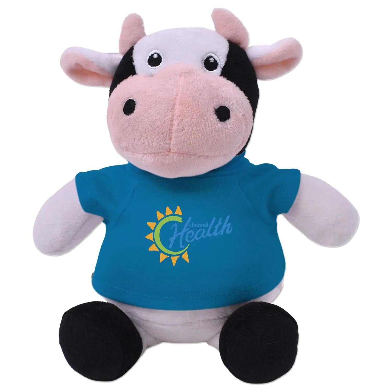 Casey Cow Plush Toy Recycled Polyester Soft - 6 in - product view 11