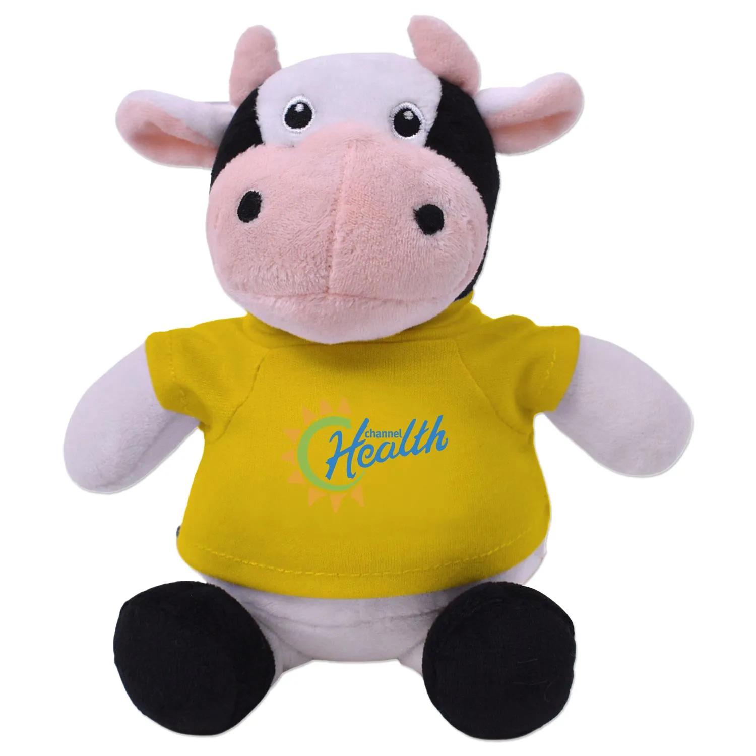 Casey Cow Plush Toy Recycled Polyester Soft - 6 in - product view 13