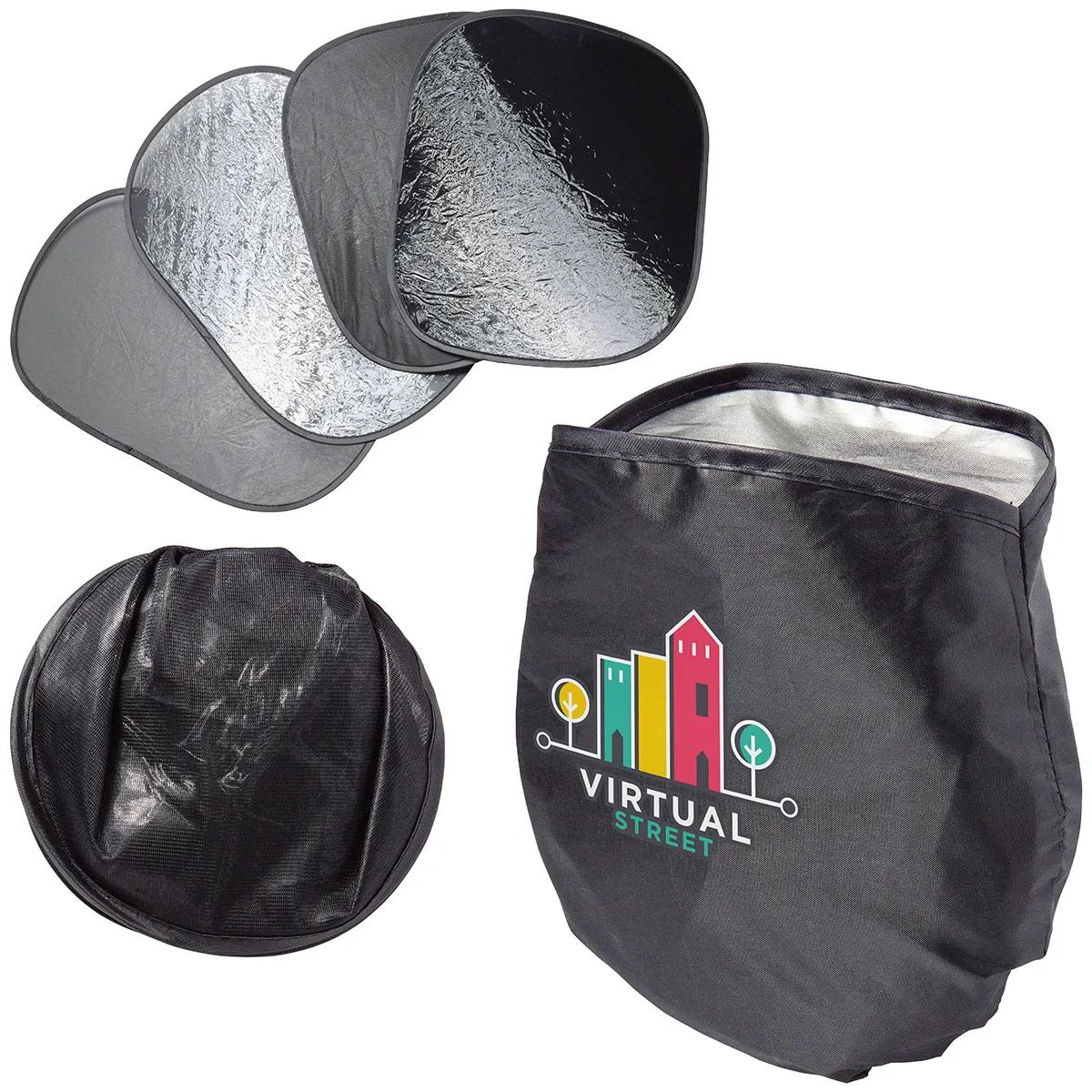 Umbra 4-Piece Car Sun Shade - promotional product with custom logo