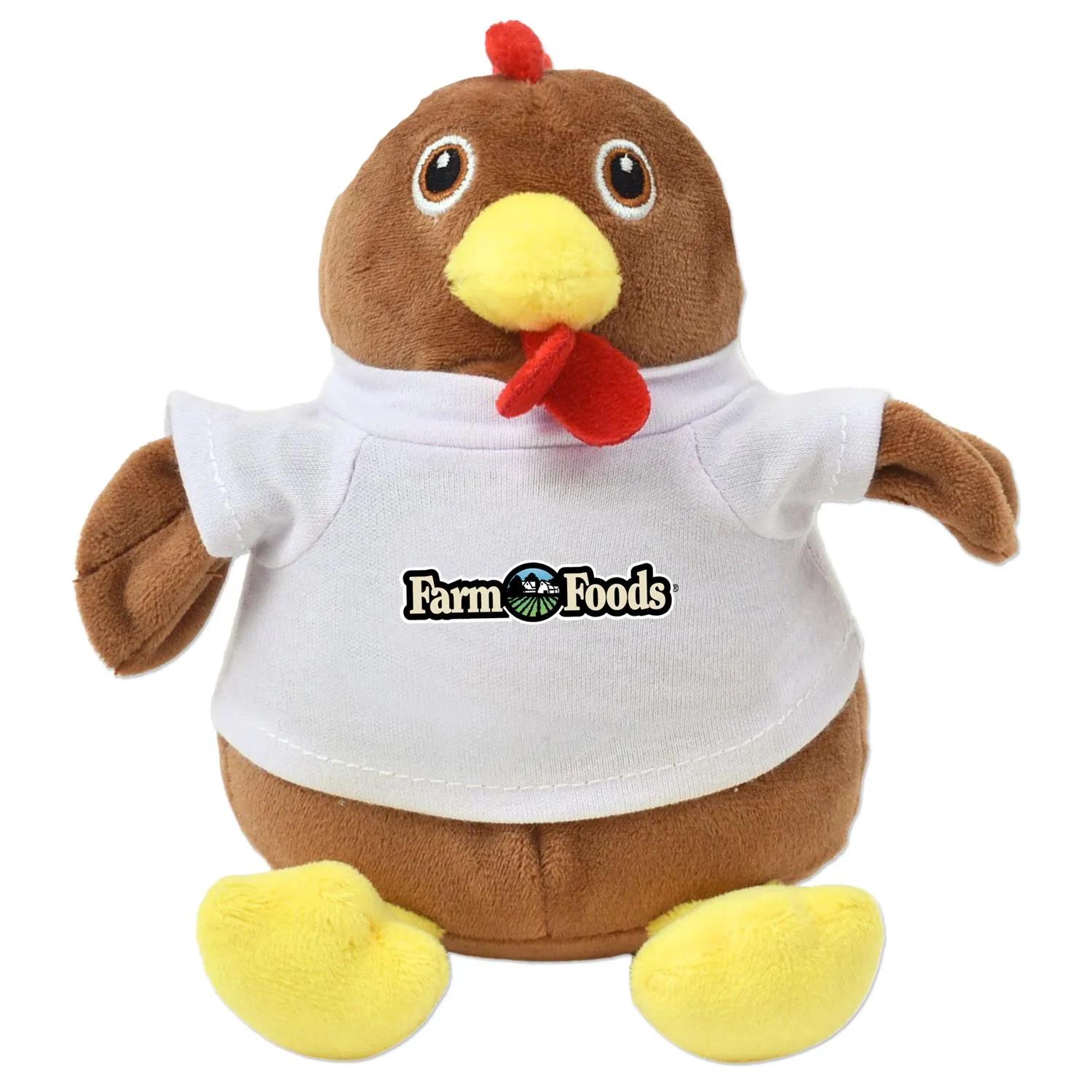 Chandler Chicken Plush Eco-Friendly Sitting - 6 in - product view 11