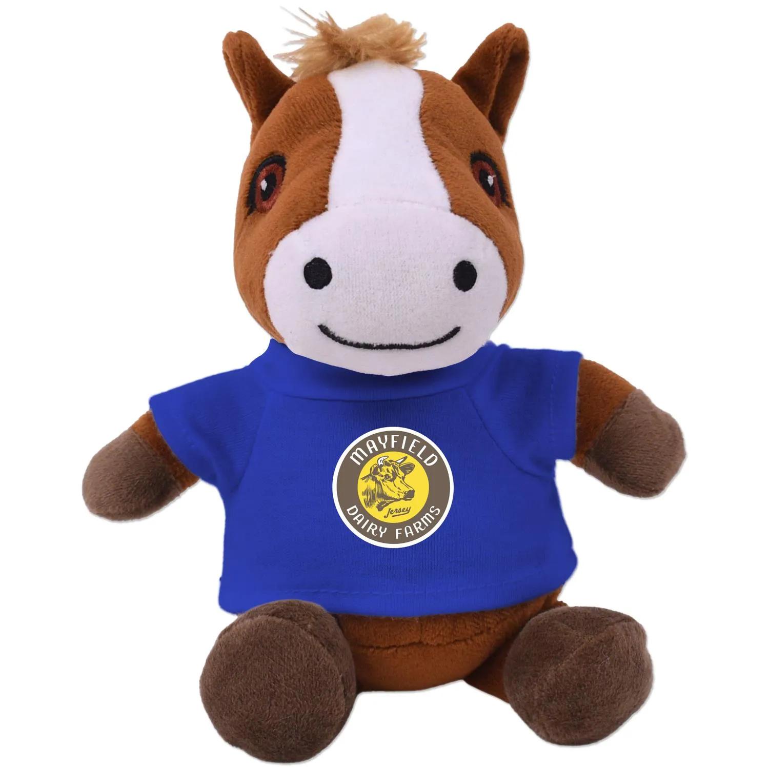 Henry Horse Plush Toy Recycled Polyester - 6 in - product view 3