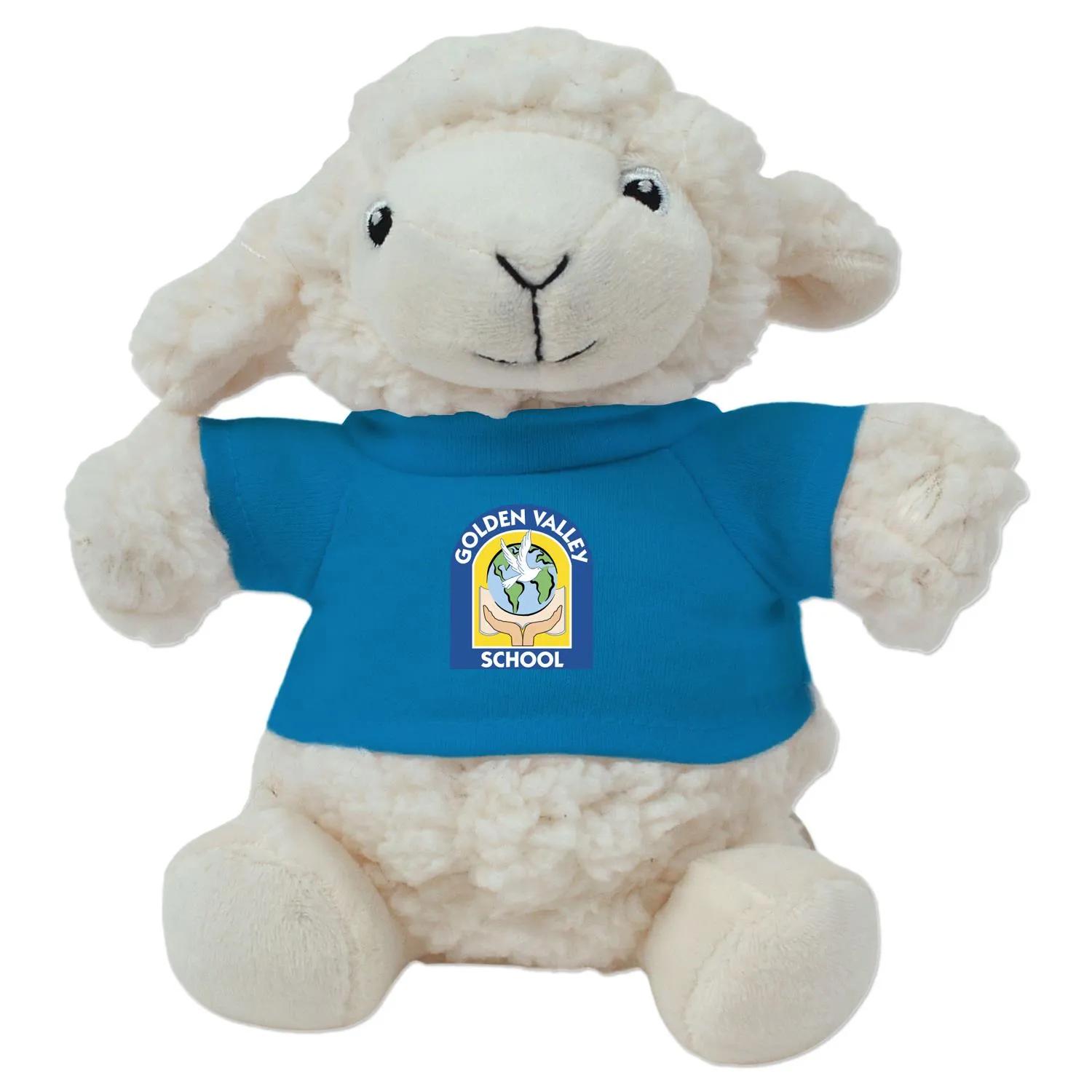 Lamb Plush Toy Eco-Friendly Recycled Polyester - 6 in - product view 11
