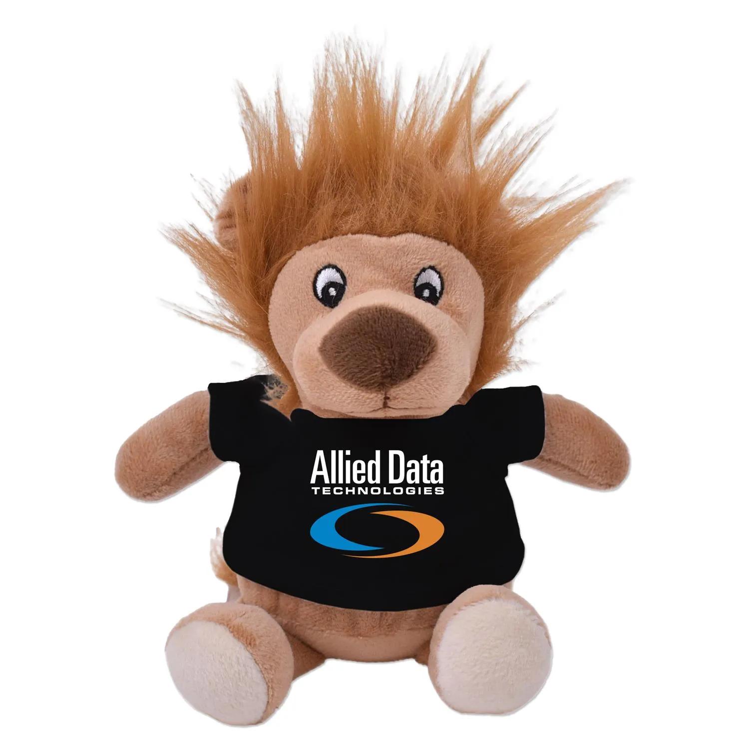 Lion Plush Toy Eco-Friendly Recycled Polyester - 6 in - product view 2