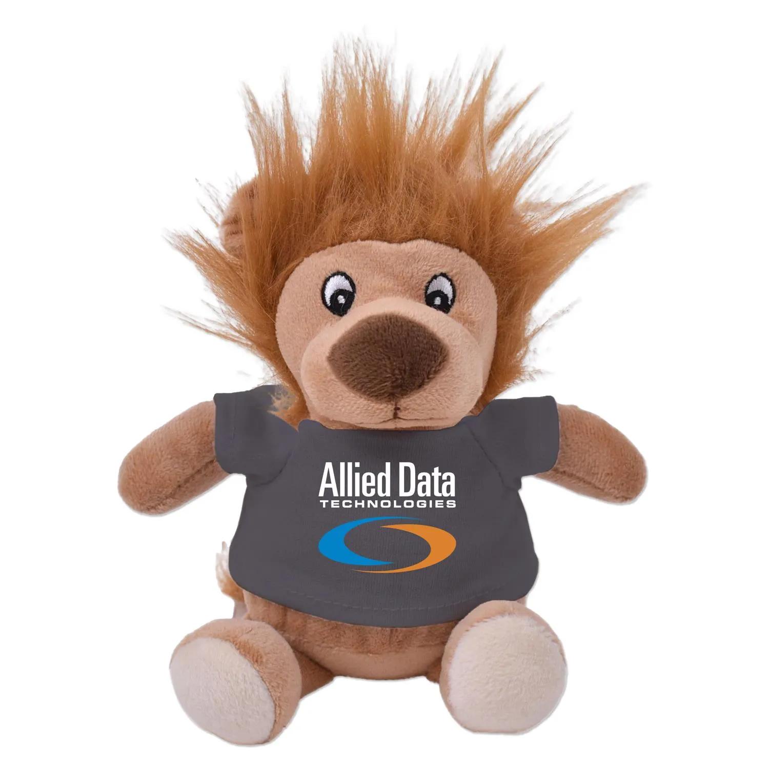 Lion Plush Toy Eco-Friendly Recycled Polyester - 6 in - product view 4