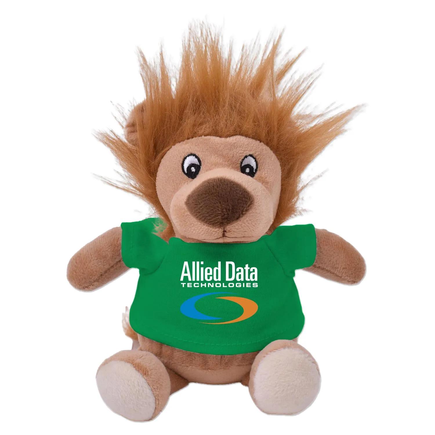 Lion Plush Toy Eco-Friendly Recycled Polyester - 6 in - product view 5