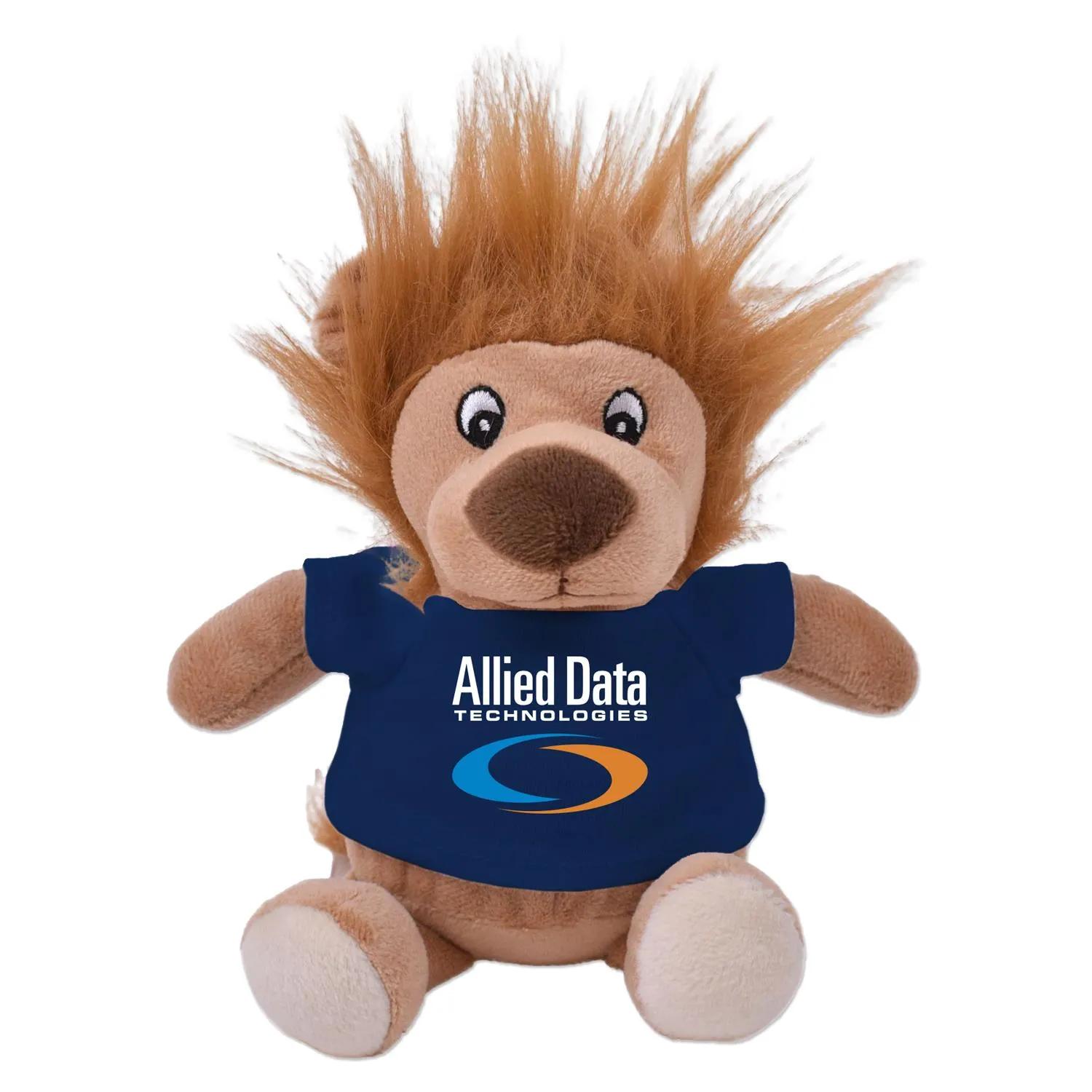 Lion Plush Toy Eco-Friendly Recycled Polyester - 6 in - product view 6