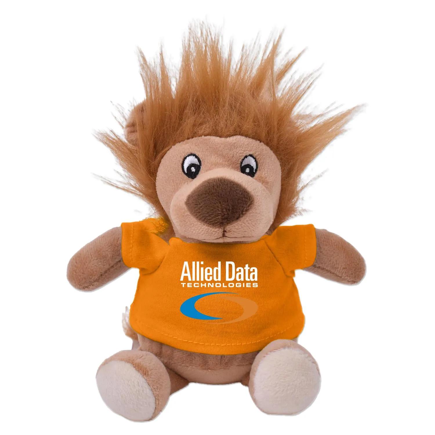 Lion Plush Toy Eco-Friendly Recycled Polyester - 6 in - product view 7