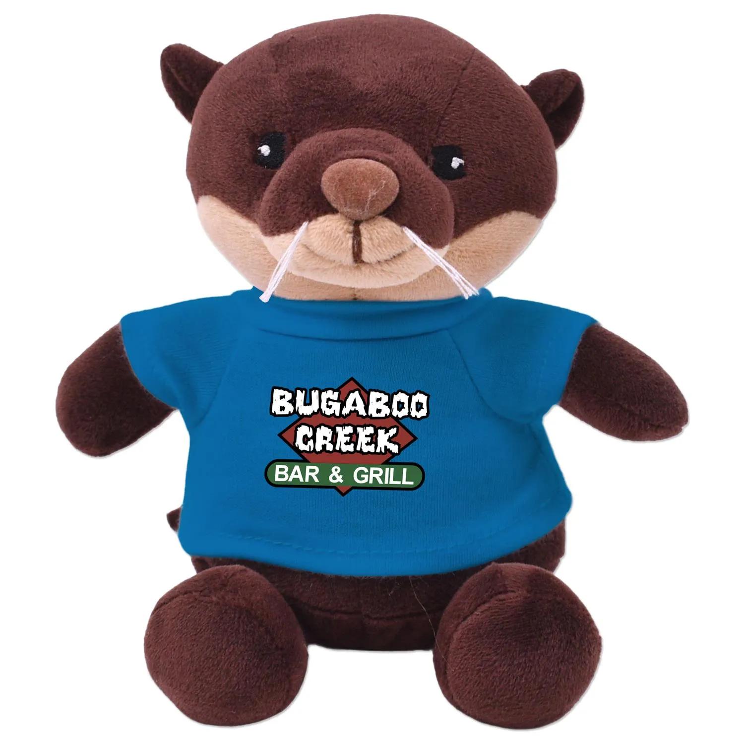 Otter Plush Toy Eco-Friendly Recycled Polyester - 6 in - product view 11