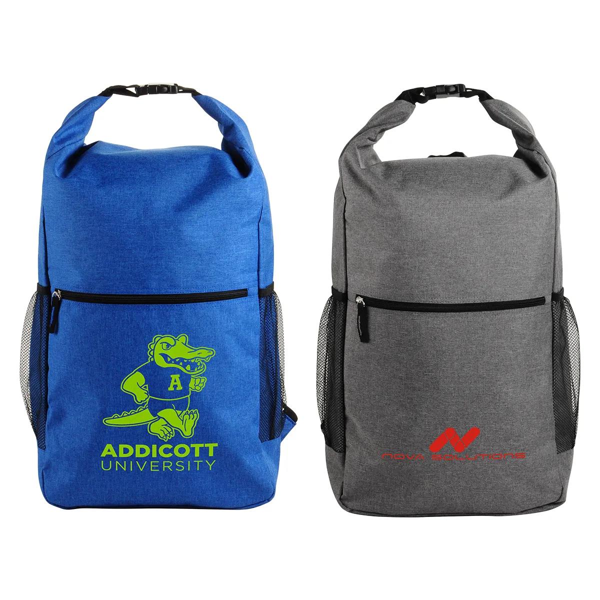 Bellerive Roll Top Backpack - promotional product with custom logo