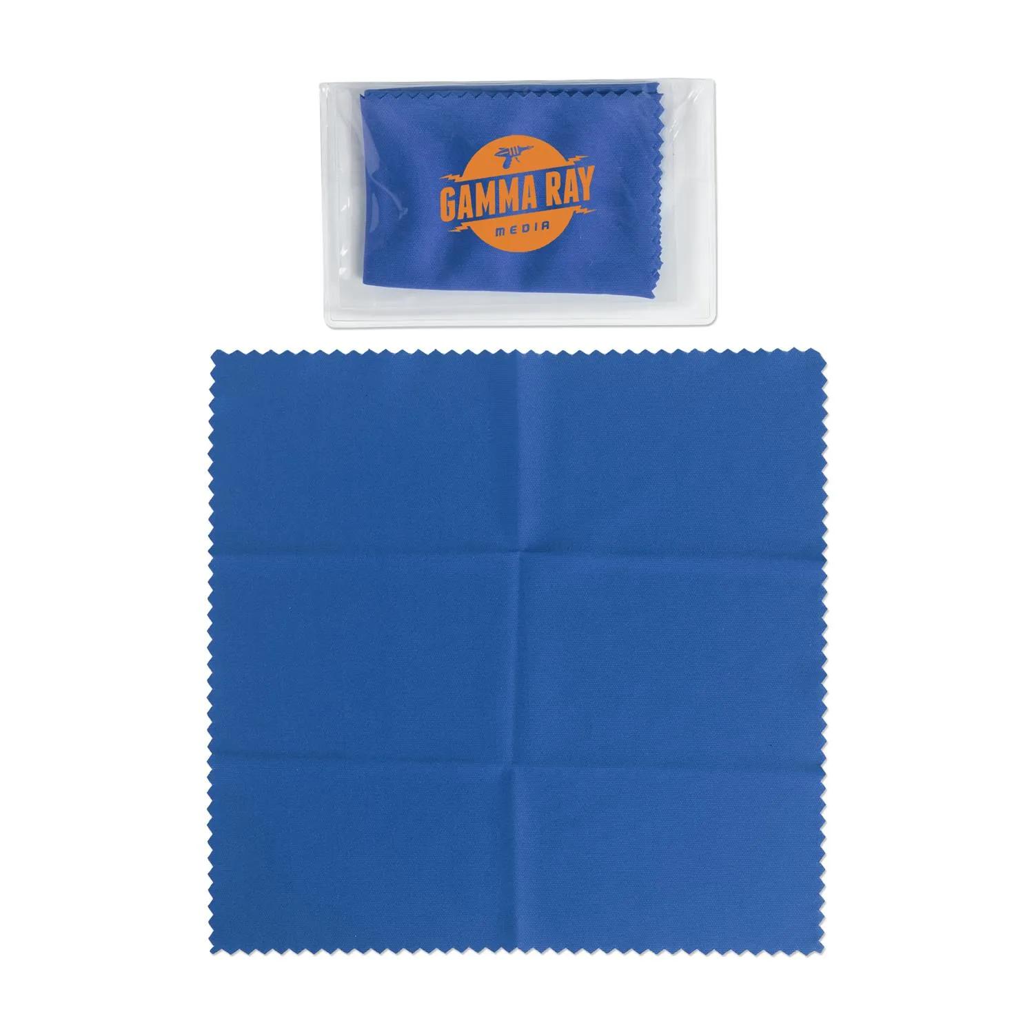 Microfiber Cleaning Cloth with Pouch Screen Care - 6 x 6 in - product view 3