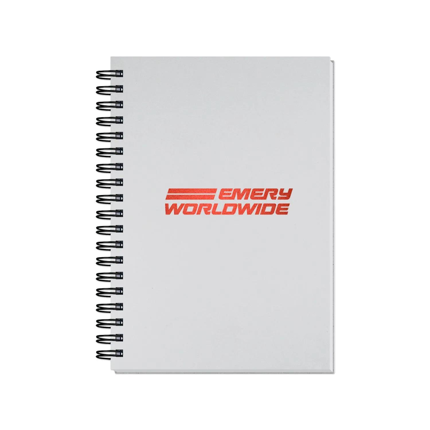 Wire Bound Journal Heavyweight Cover Lined - 7 x 10 in - product view 2