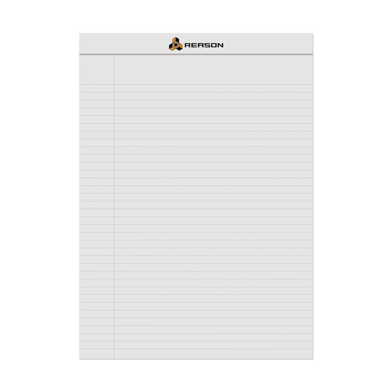 Legal Pad Perforated Lined Sheets - 8.5 x 11.75 in