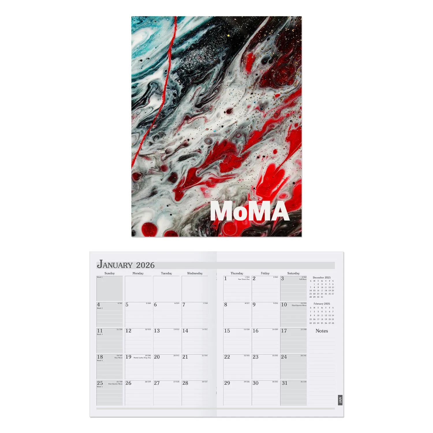 Monthly Planner Full Color 14 Month Standard Format