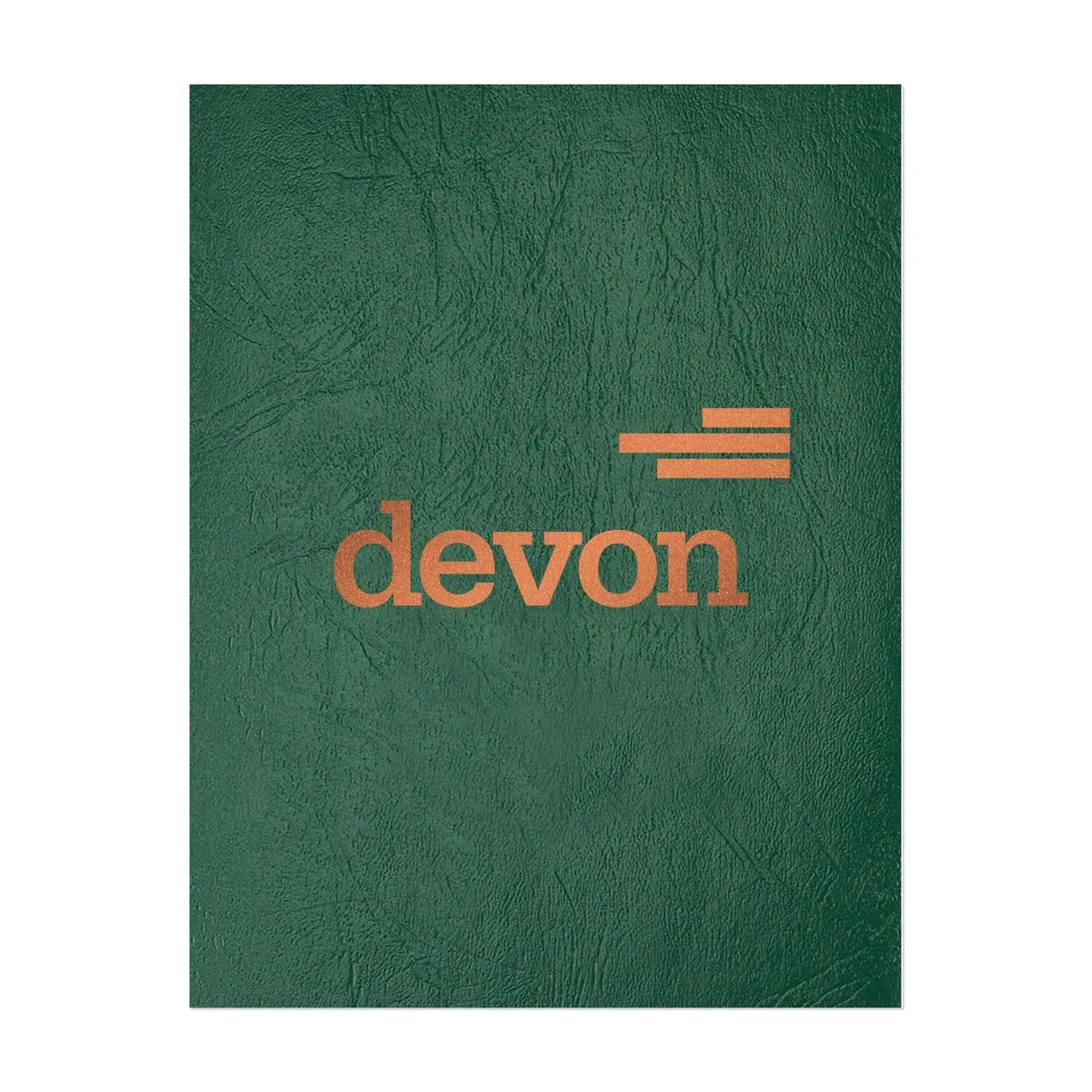 Monthly Planner Leatherette Cover Foil Stamped - product view 2