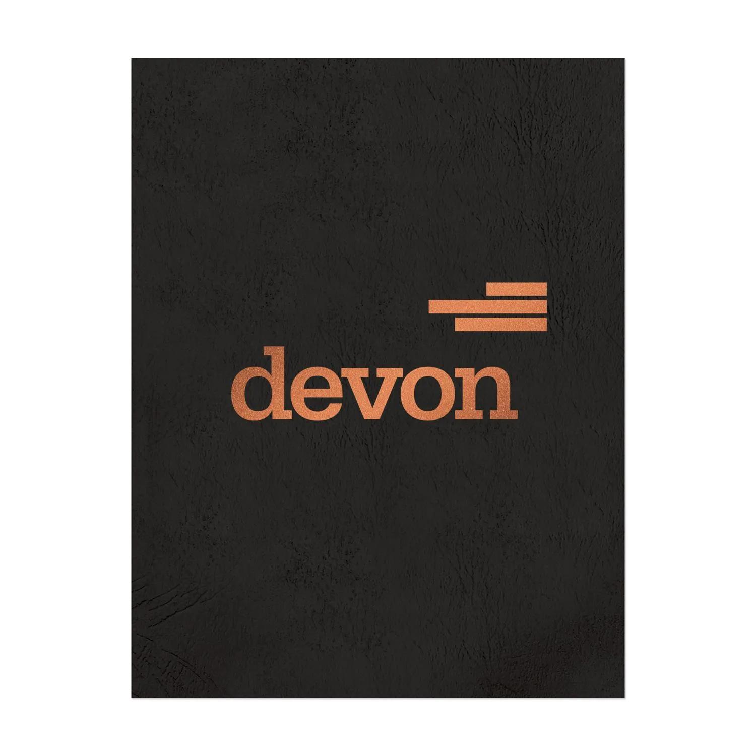 Monthly Planner Leatherette Cover Foil Stamped - product view 3