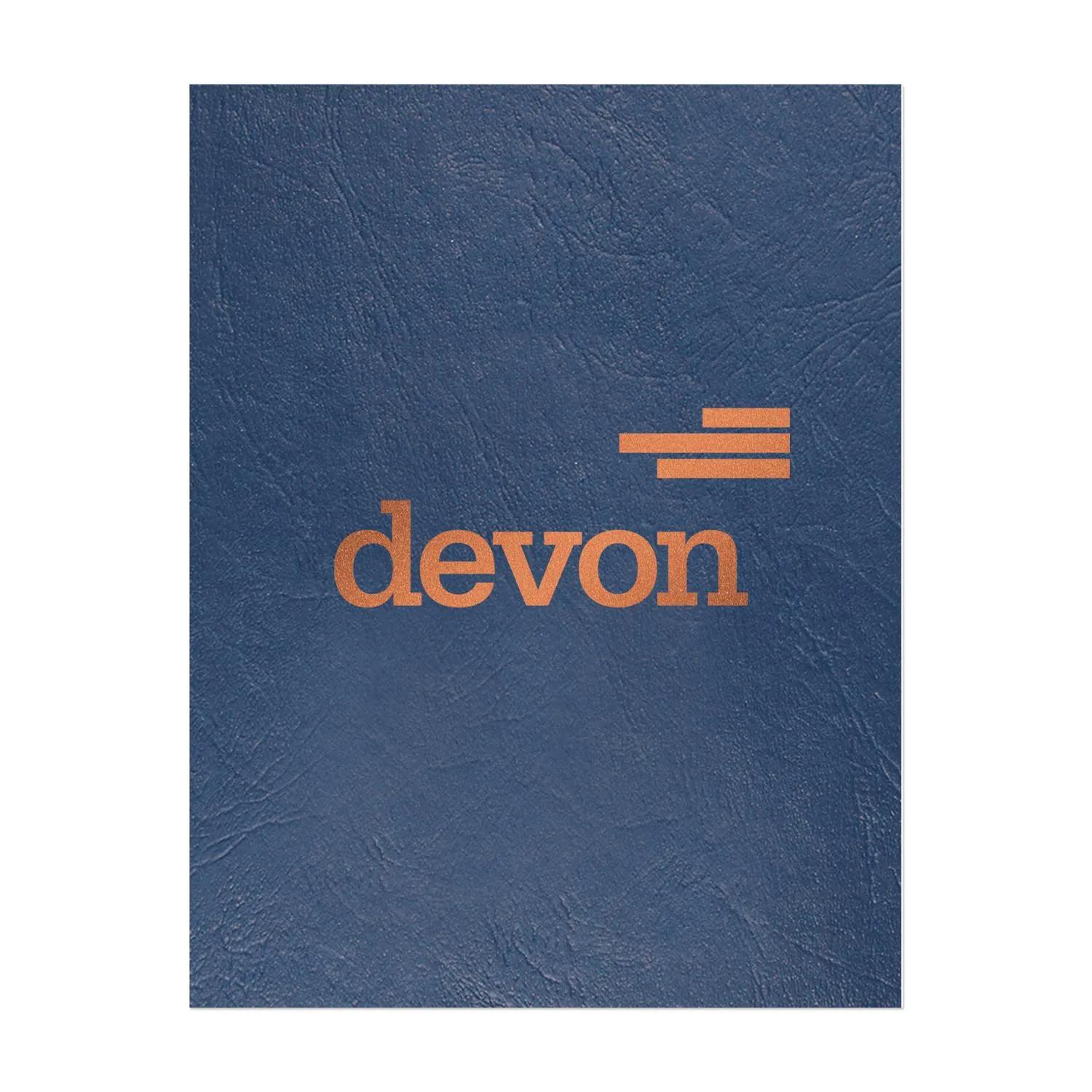 Monthly Planner Leatherette Cover Foil Stamped - product view 4