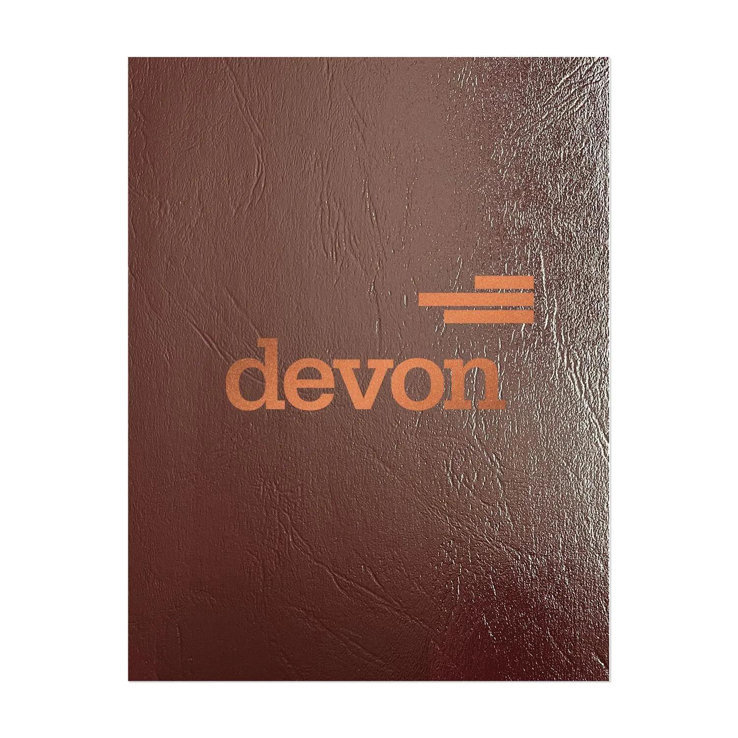 Monthly Planner Leatherette Cover Foil Stamped - product view 5