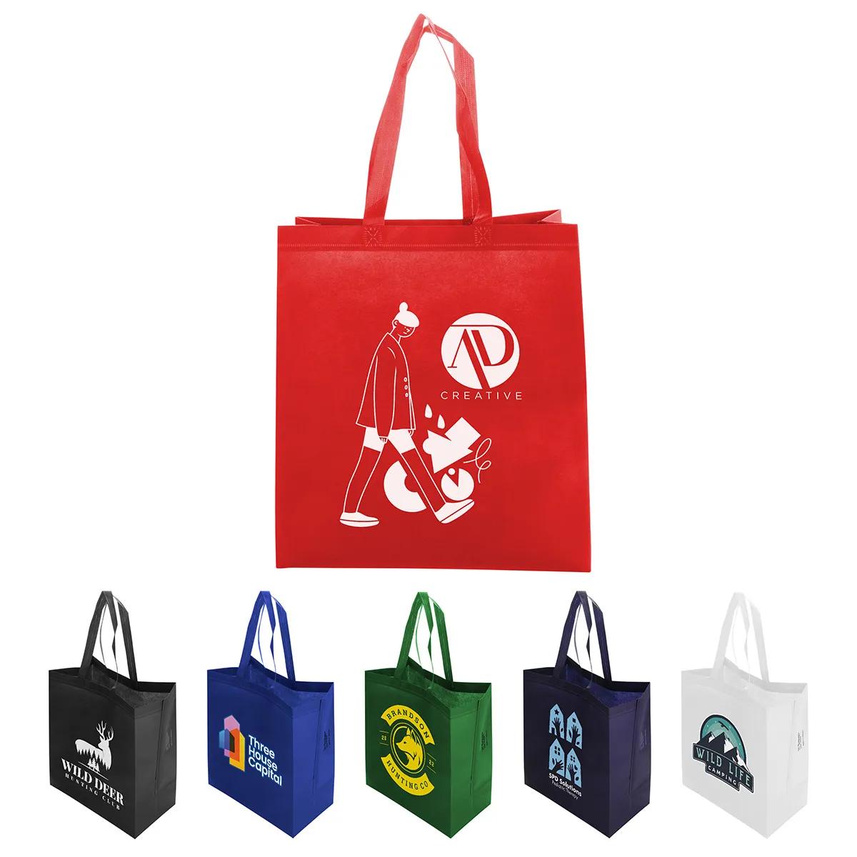 Freeport 80GSM Recycled Non-Woven Polypropylene Heat-Sealed Tote - promotional product with custom logo