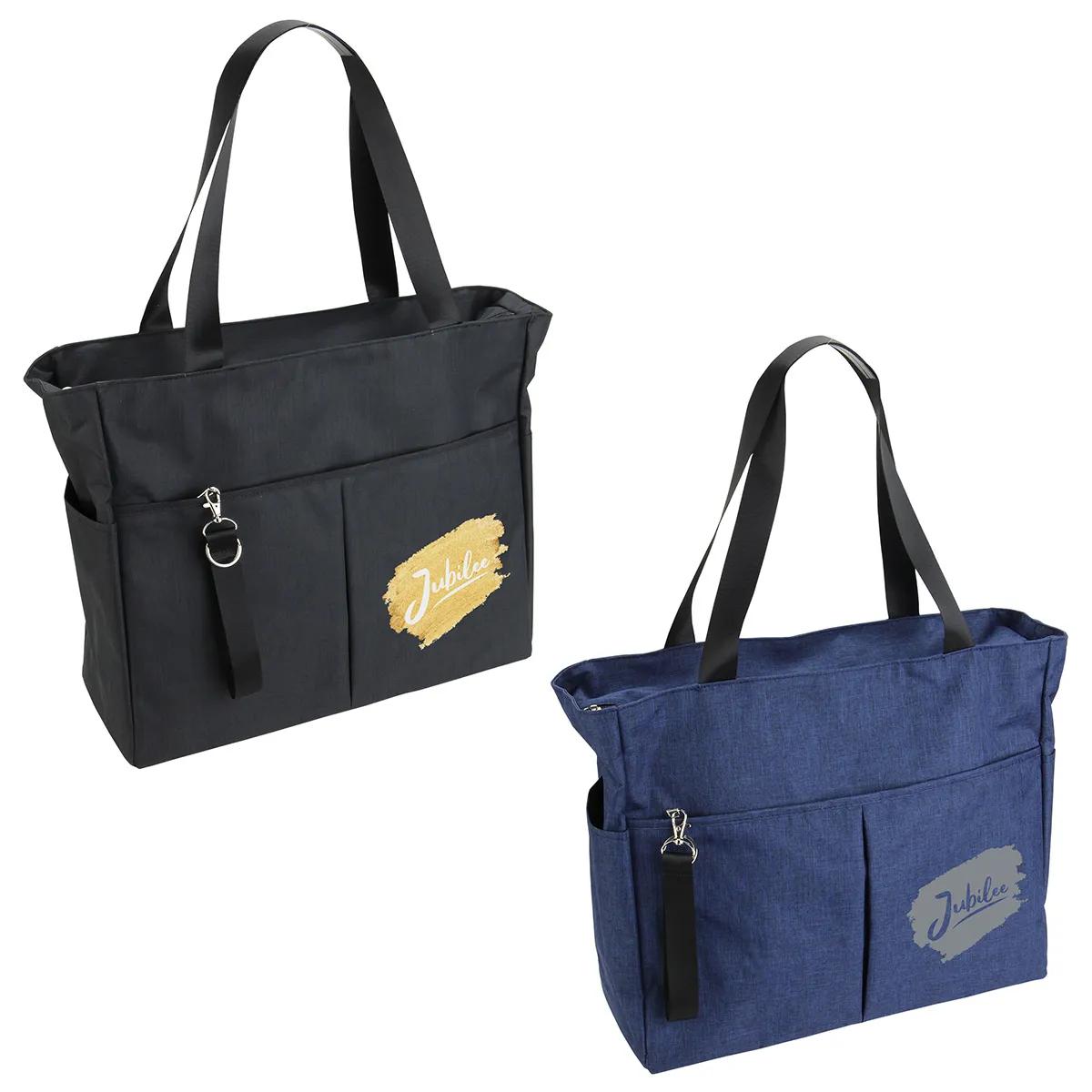 Jubilee Polycanvas Travel Tote - promotional product with custom logo