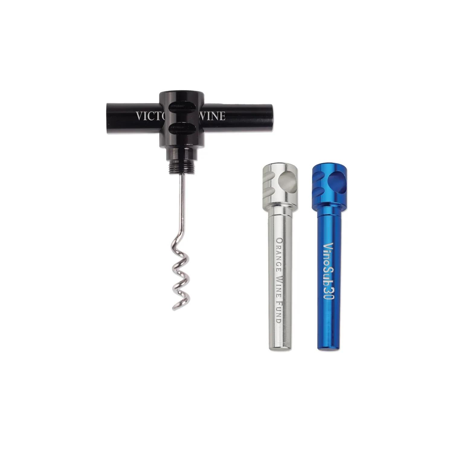 Wine Corkscrew Opener Anodized Aluminum Compact Travel