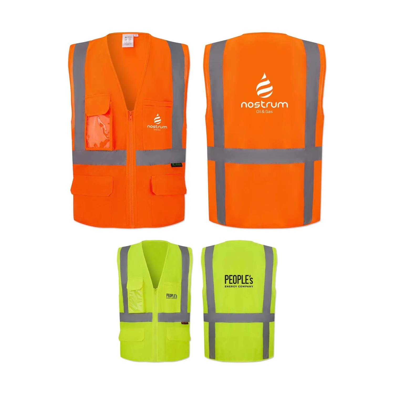 ANSI Class 2 Safety Vest Mesh Tricot Knit High Visibility
