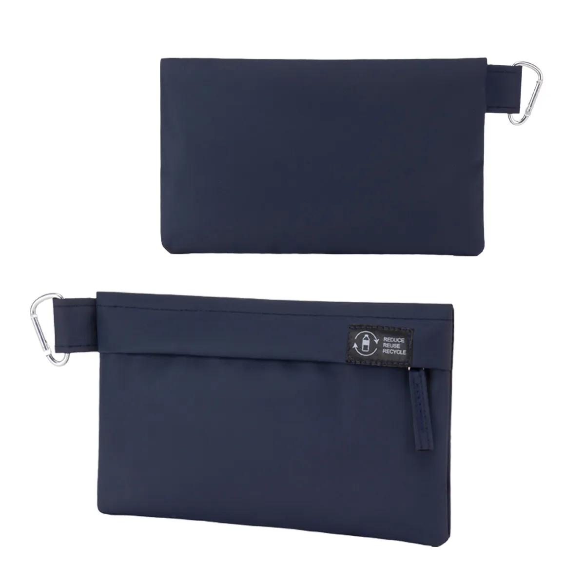 Lakeshore Recycled Nylon Utility Pouch with Carabiner