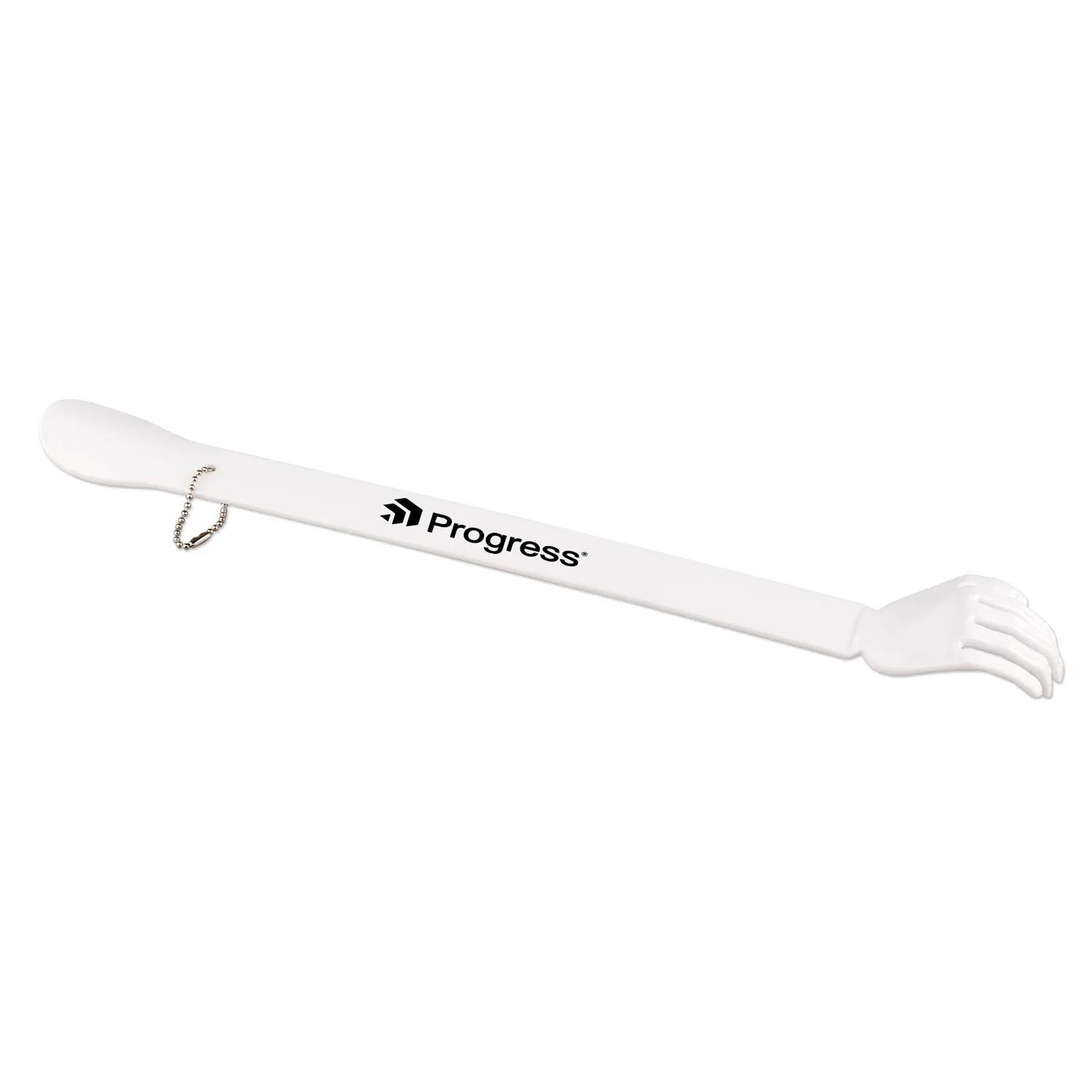 Backscratcher with Shoehorn Plastic Chain Attached - product view 3
