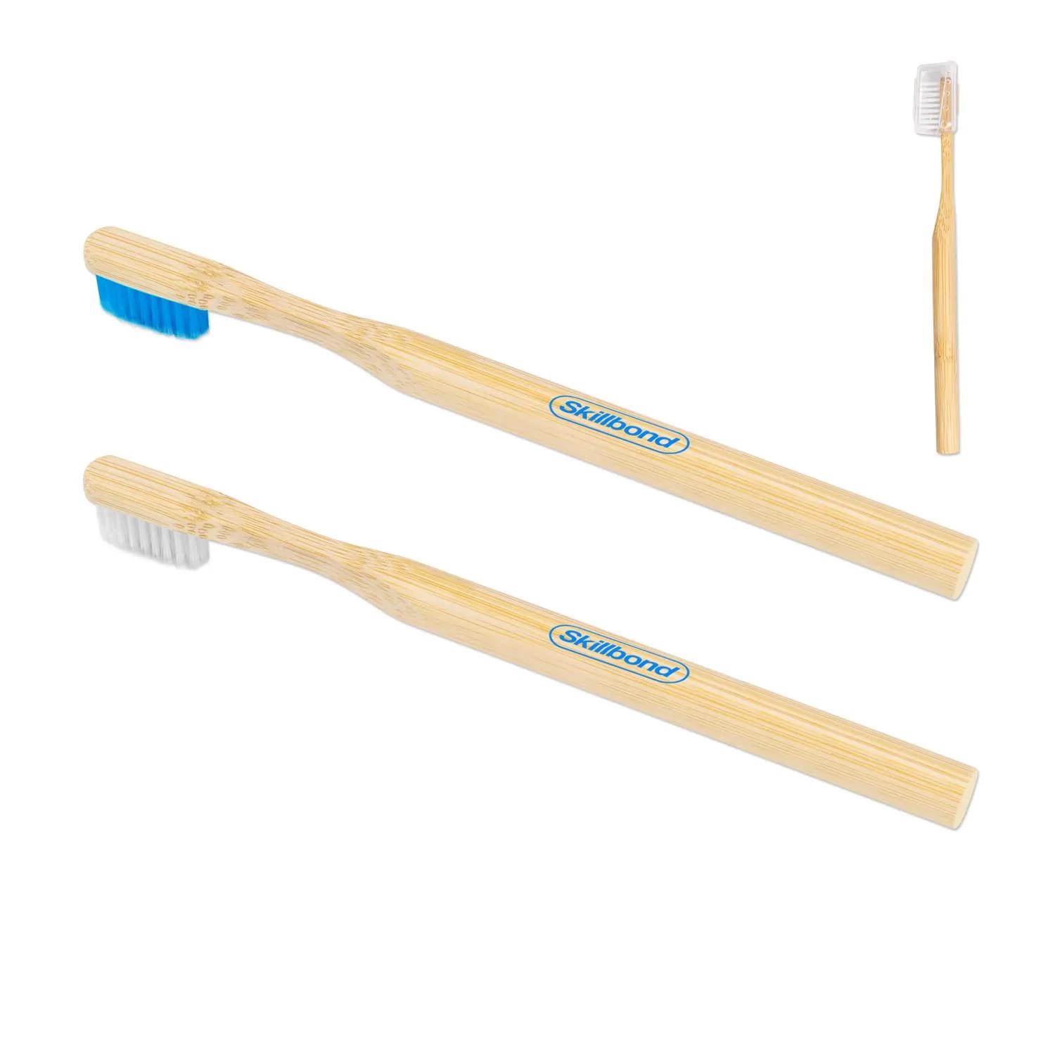 Bamboo Toothbrush Round Handle Assorted Bristles