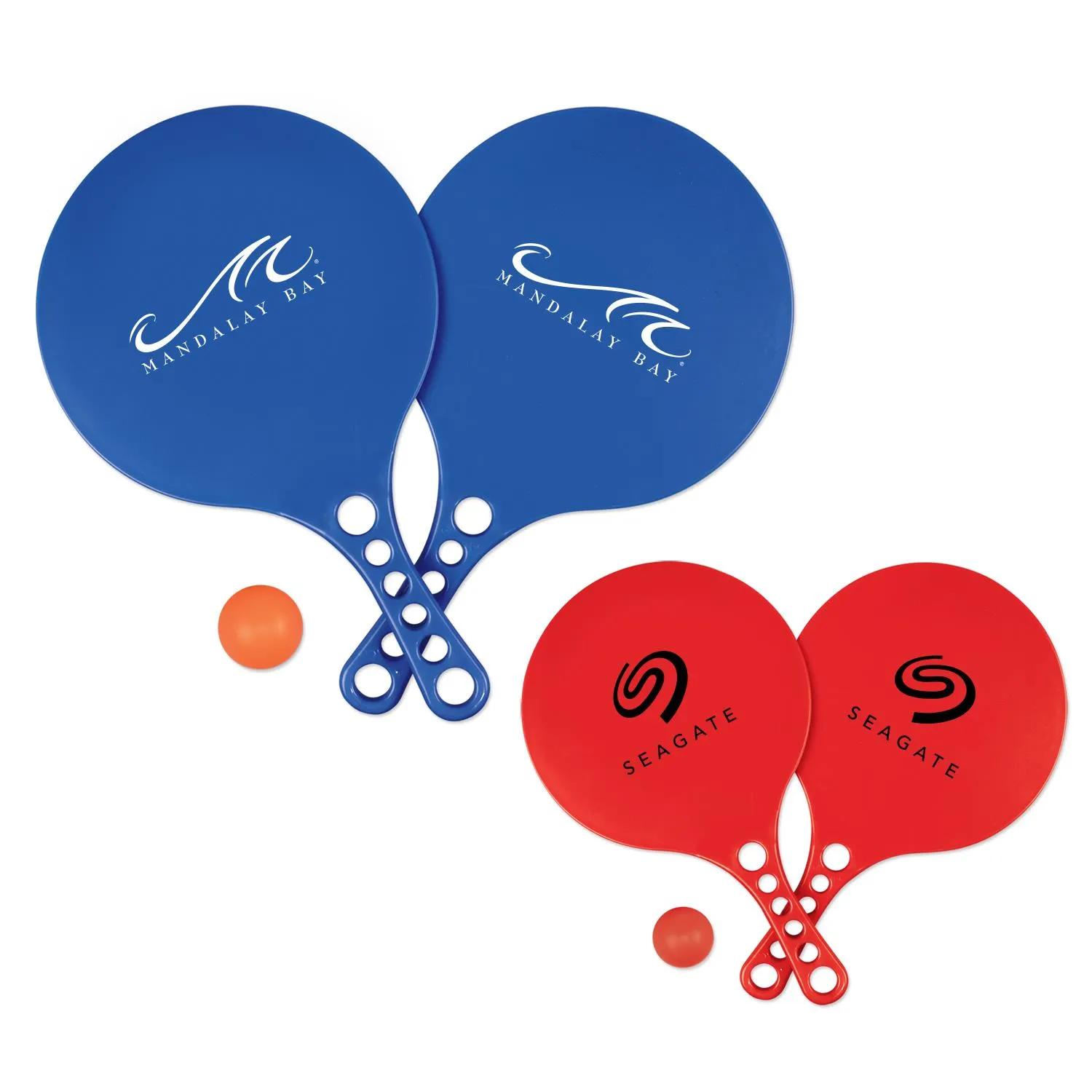 Beach Paddle Ball Set Two Paddles Game Prize Activity