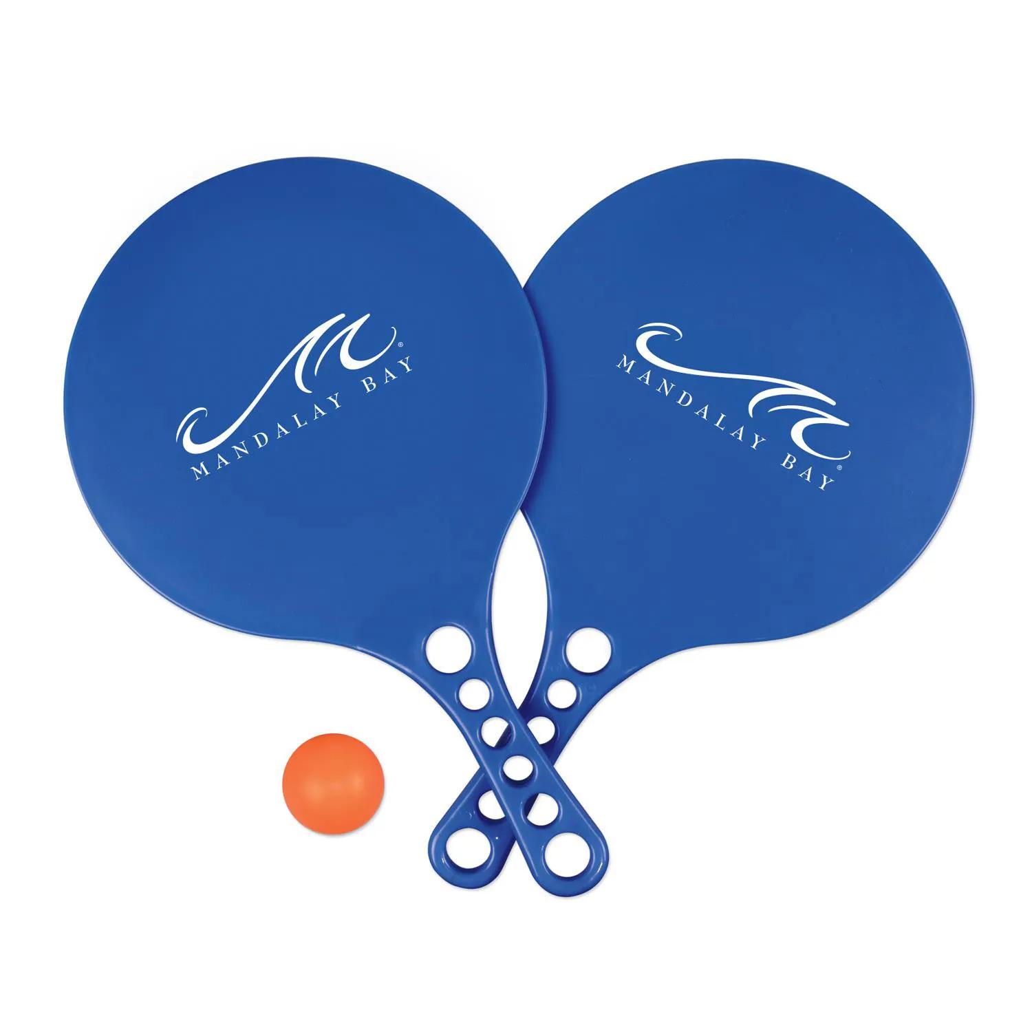 Beach Paddle Ball Set Two Paddles Game Prize Activity - product view 2