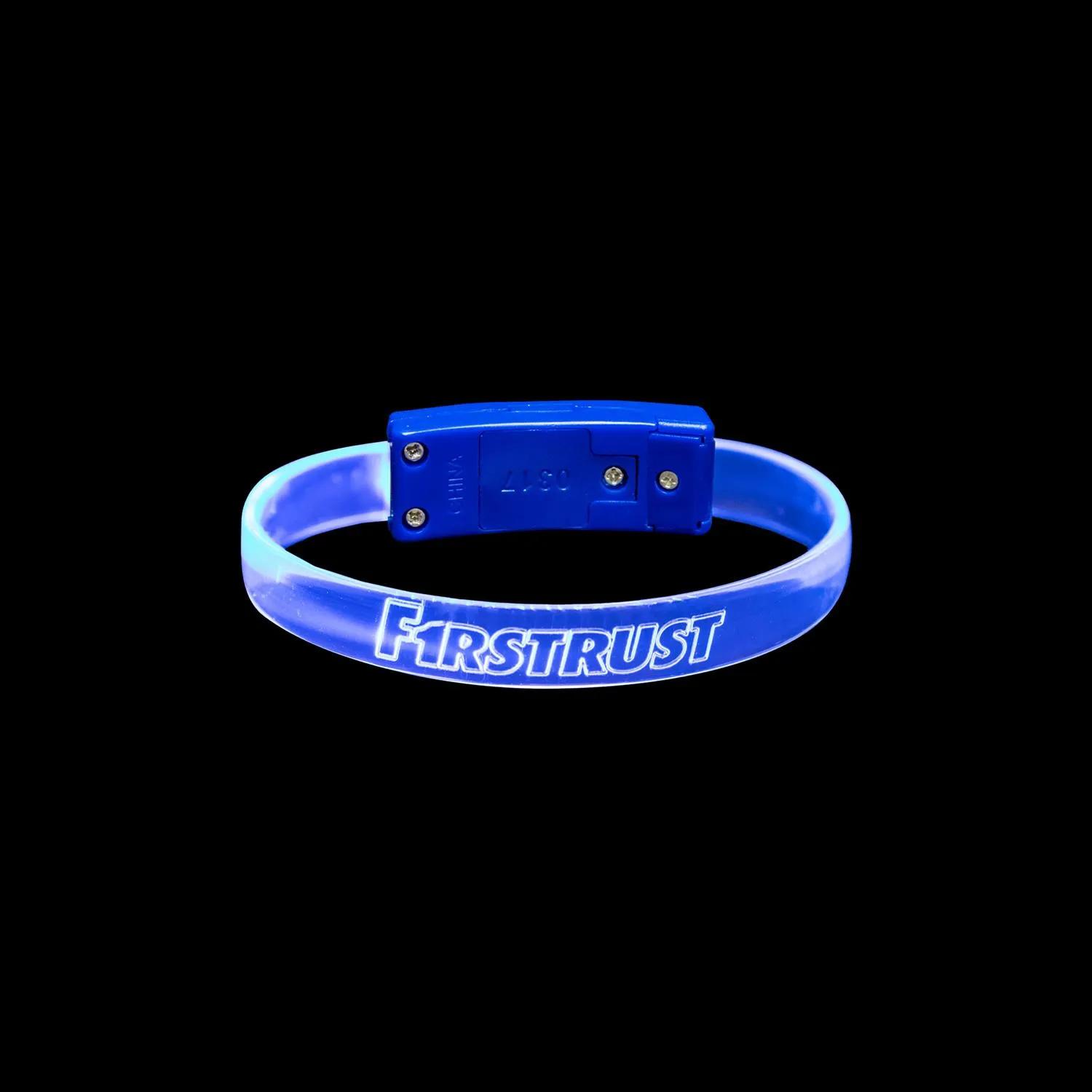 BOLT LED Wristband Silicone Custom Engraving Light Up - product view 2