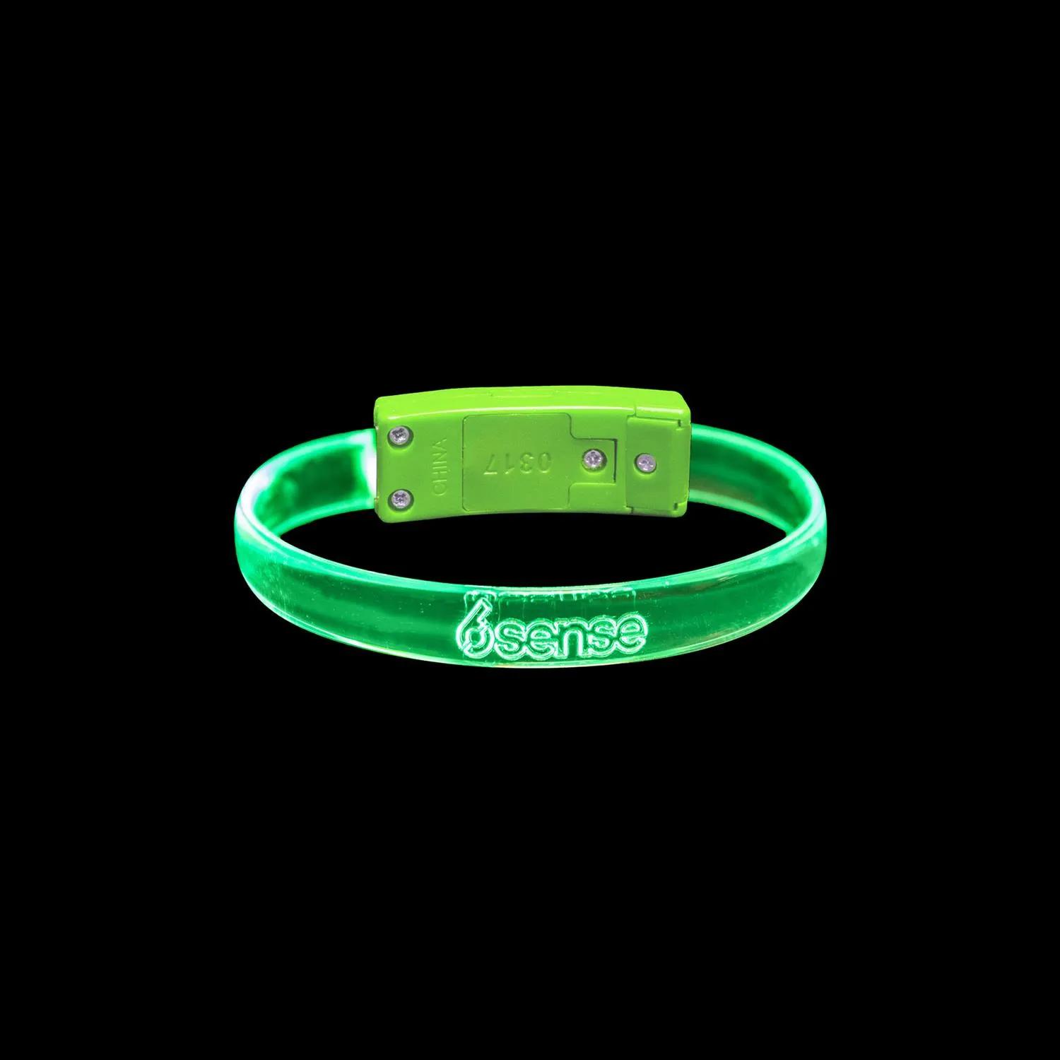 BOLT LED Wristband Silicone Custom Engraving Light Up - product view 4