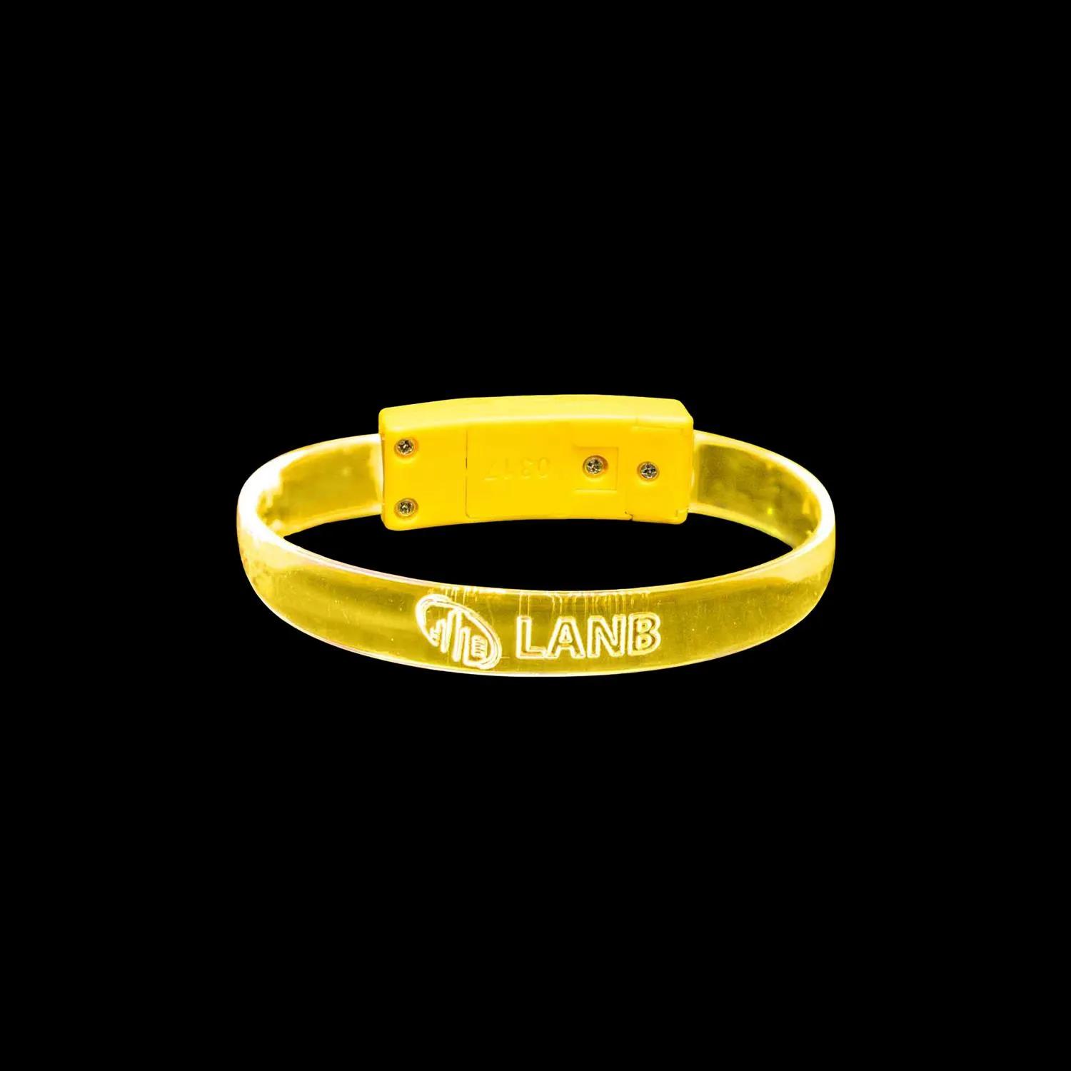BOLT LED Wristband Silicone Custom Engraving Light Up - product view 6