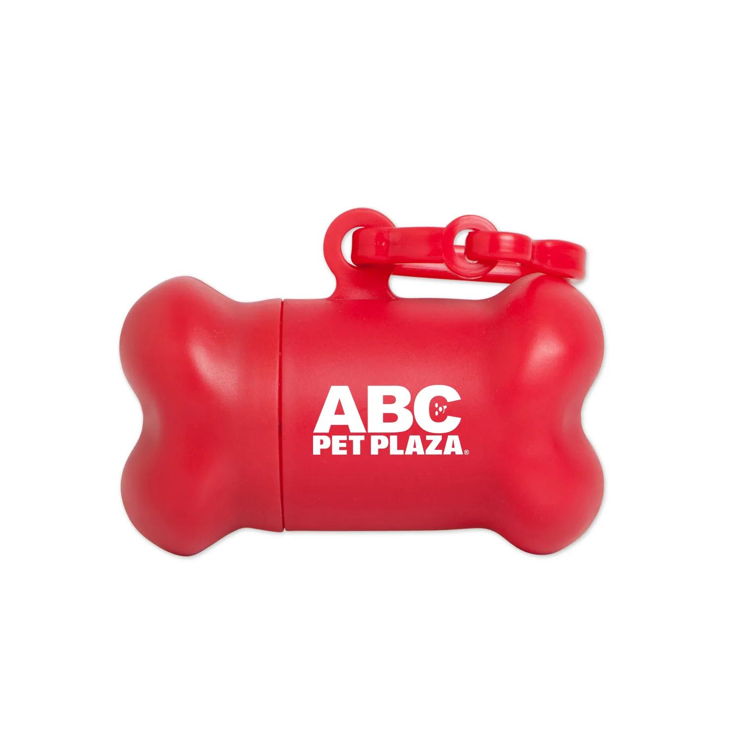 Bone Bag Holder Pet Waste Biodegradable Bags Included - product view 3