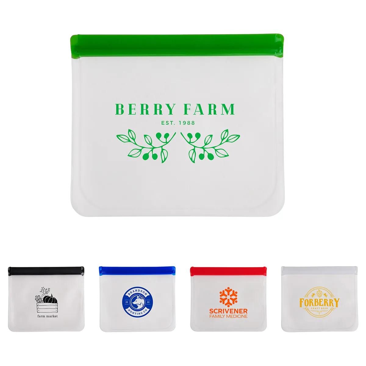 Sunflower PEVA Zip Closure Utility Bag - promotional product with custom logo