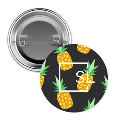 Pin Back Button Full Color Steel Backing - 1.25 in - product view 1